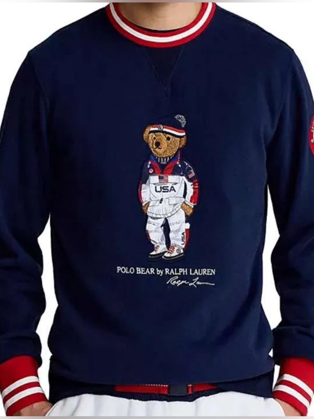 Polo by Ralph Lauren Navy Crewneck Sweater Size XL